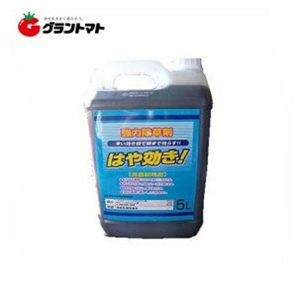 はや効き 5L/1本 除草剤 希釈タイプ 非農耕地用 グリホサート34% MCP